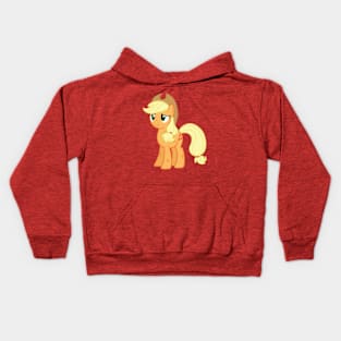 Applejack worked hard Kids Hoodie